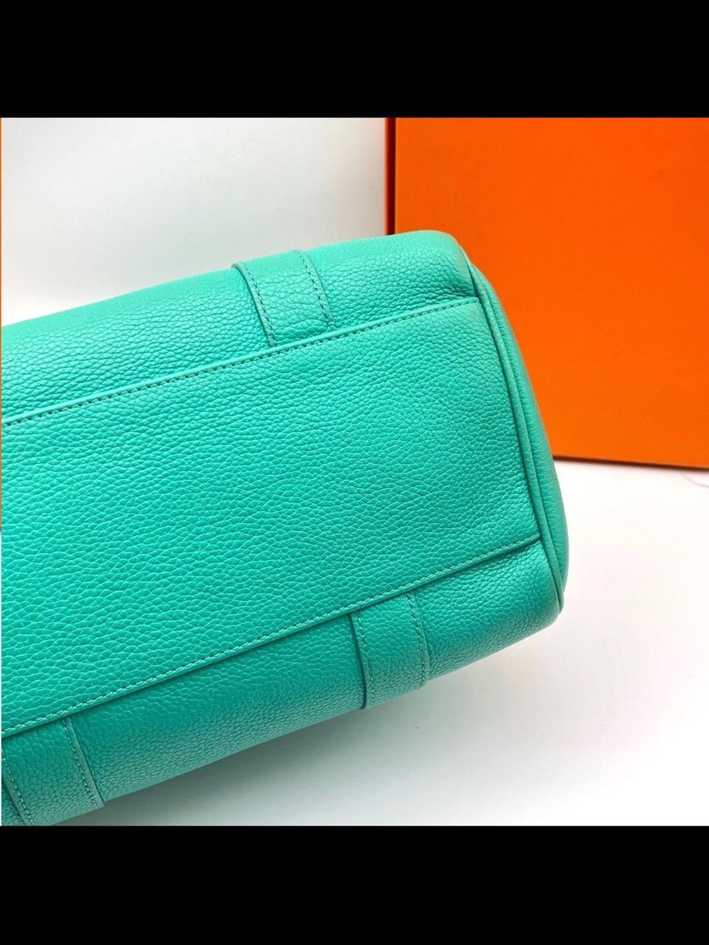Mulberry Turquoise Leather Satchel - Picture 4 of 16